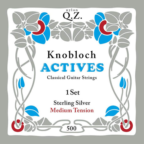 Knobloch 500KASQ snaren set classic MT Sterling silver and QZ nylon