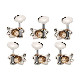 Schaller 5101234130 Stemmechanieken 3L3R Butterbean, 21.7x6mm solid shaft, nikkel