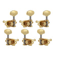 Schaller 5105234130 machine heads 3L3R Butterbean, 21,7x6mm solid shaft, gold