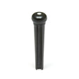 Graph Tech PP-2122-00 Traditional style bridge pins, set of 6, black with 2mm white inlay