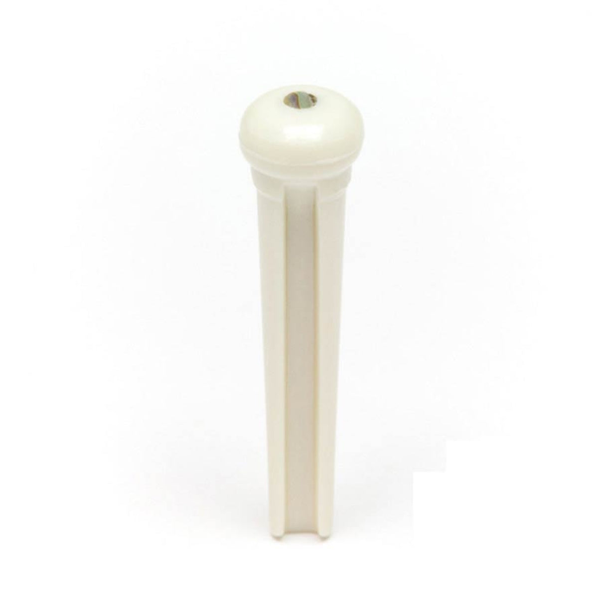 Graph Tech PP-1182-00 Traditional style bridge pins, set of 6, white with 2mm paua shell inlay