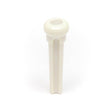 Graph Tech PP-1044-00 Presentation style bridge pins, set of 6, white with 4mm mother of pearl inlay