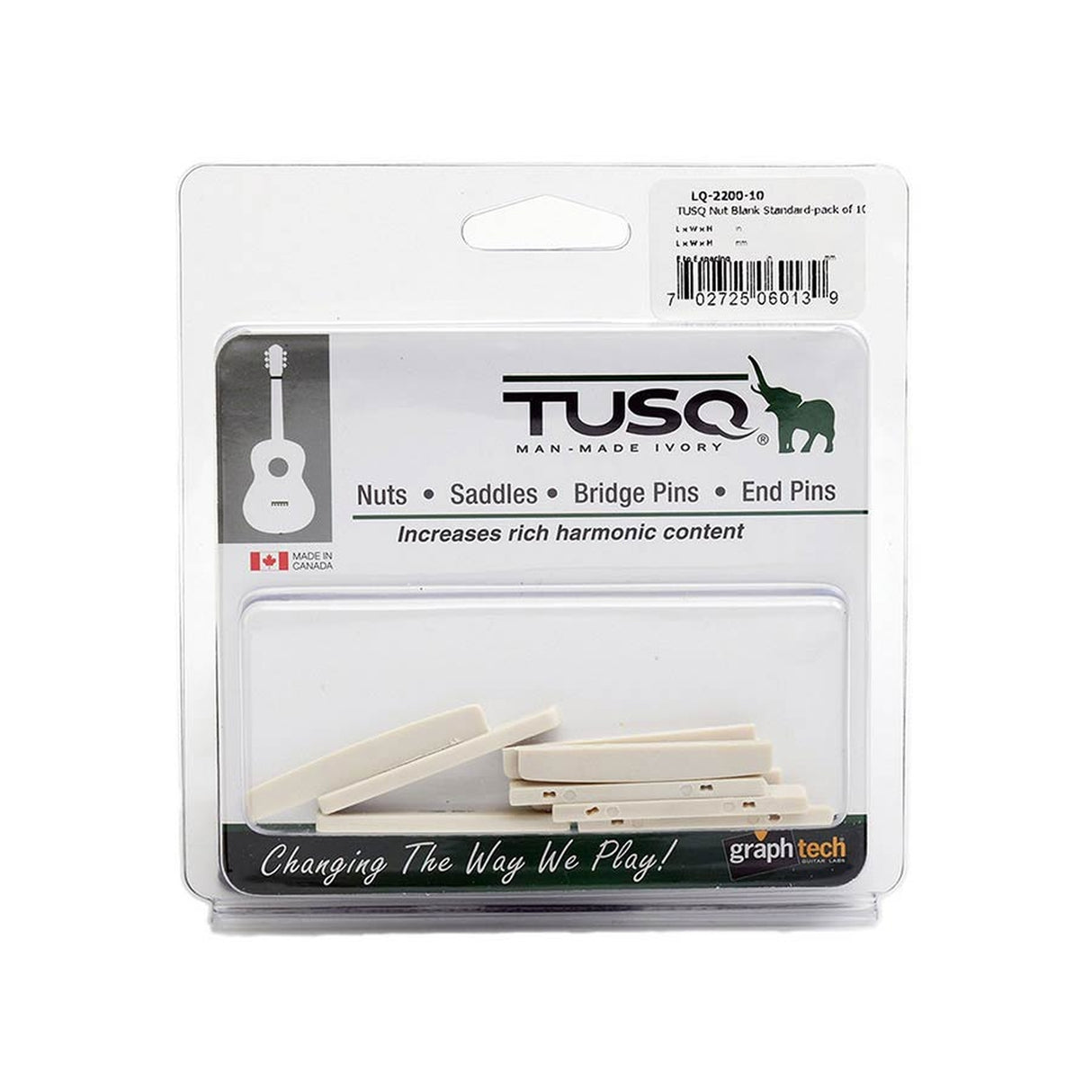 Graph Tech LQ-2200-10 TUSQ® Topkammen 10-pack voor Strat®-stijl Gitaren