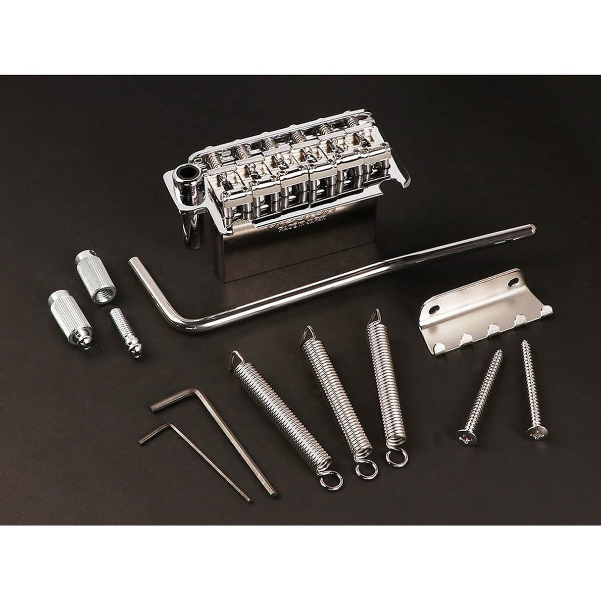 Gotoh 510TS-SF1C tremolo, pitch 10,8 mm, steel block, sheet metal saddles, 2 pivot point, chrome