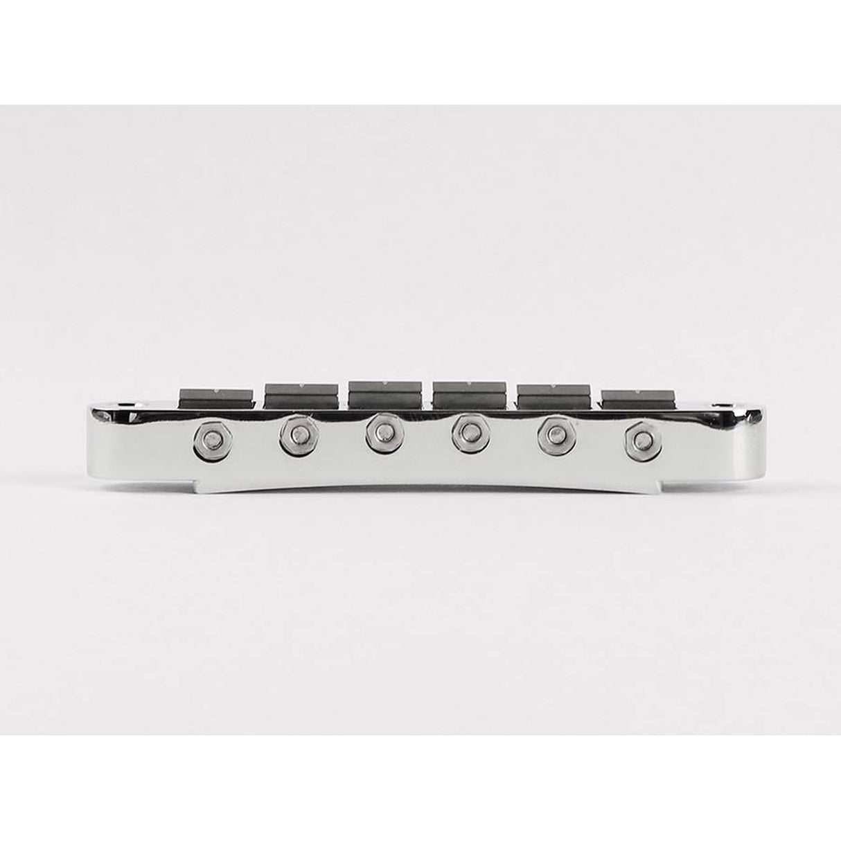 Gotoh Ti-103B-T-N bridge for e-guitar, "tune-o-matic" stud spacing 74,0mm, titanium saddles, nickel