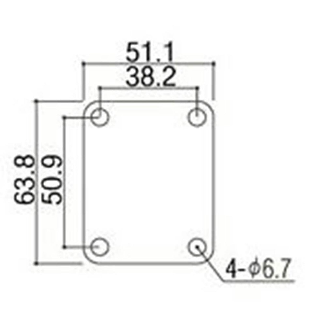 Gotoh NBS-3-AC neck plate for guitar, including 4 screws, aged chrome