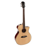 Sire Guitars A3GSNT akoestische grand auditorium gitaar met SIB electronica en cutaway, naturel