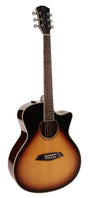 Sire Guitars A3GSVS akoestische grand auditorium gitaar met SIB electronica en cutaway, sunburst