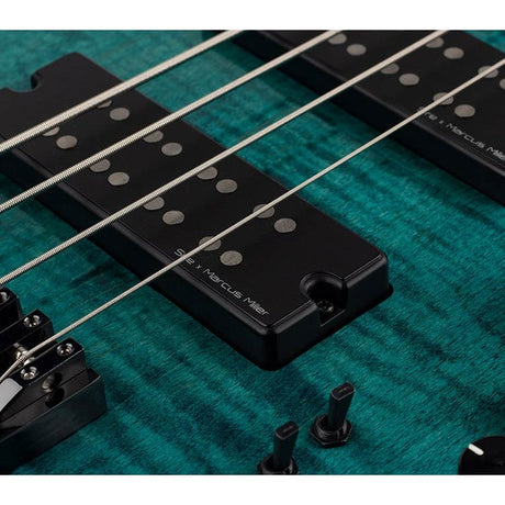 Sire M7+ A4/TBL Marcus Miller 4-Snarige Basgitaar Transparent Blue