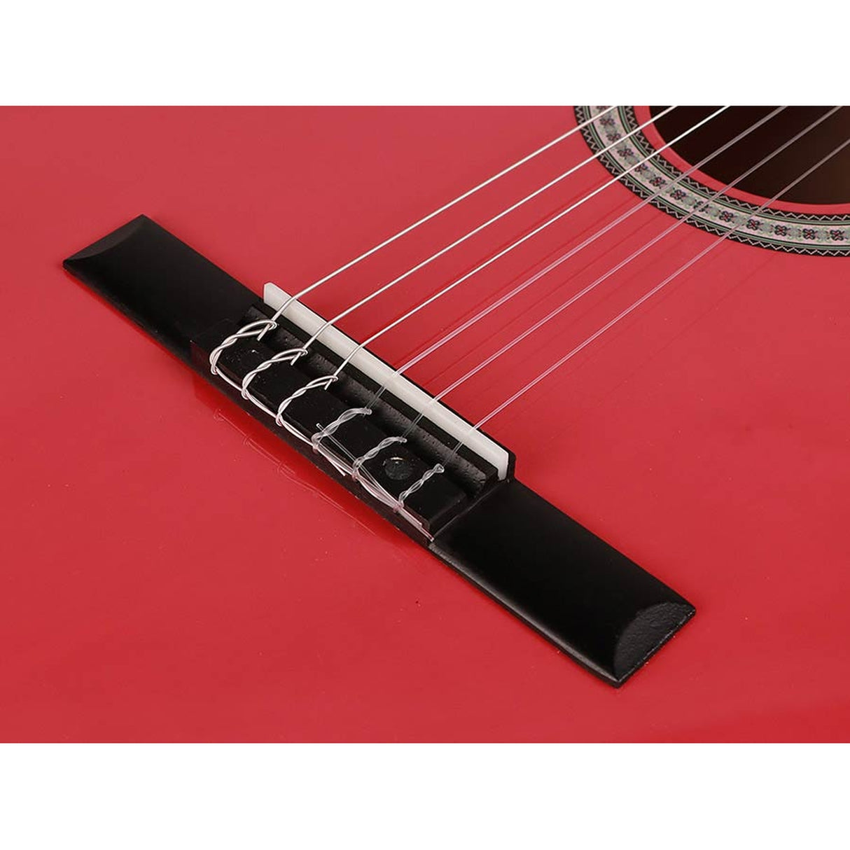 Salvador CG-144-pk roze akoestische klassieke gitaar