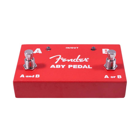 Fender 234506000 ABY switch pedaal, rood