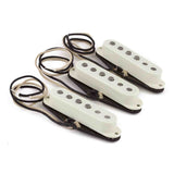 Fender 0992236000 Pure Vintage '59 Strat Pickup Set - vintage white