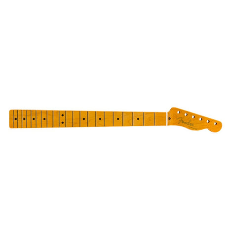 Fender 990063921 50's Telecaster neck, 21 vintage frets,7,25" radius maple fingerboard, C-profile, amber lacquered