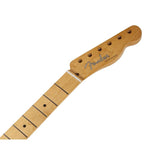 Fender 991202921 50's Telecaster neck, 21 vintage frets, 7,25 radius, maple fingerboard, C-profile