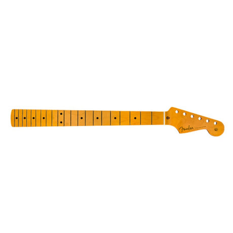 Fender 990061921 50's Stratocaster neck, 21 vintage frets, 7,25" radius maple fb, soft V-shape, amber lacquered