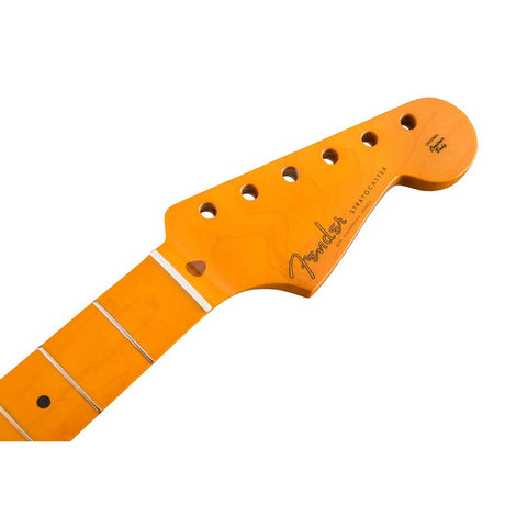 Fender 990061921 50's Stratocaster neck, 21 vintage frets, 7,25" radius maple fb, soft V-shape, amber lacquered