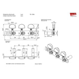 Schaller Lyra Machine Heads met Witte Acryl Pegs en Gouden Afwerking