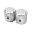 Fender 95799049 60's Telecaster knurled knoppen - Chroom 2 stuks