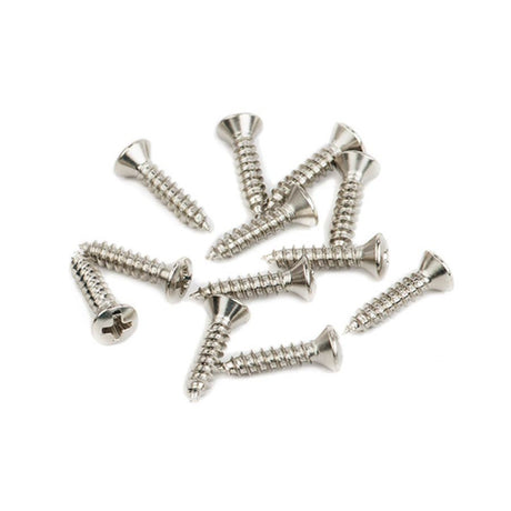 Fender 15578049 pickguard screws 12pcs, nickel