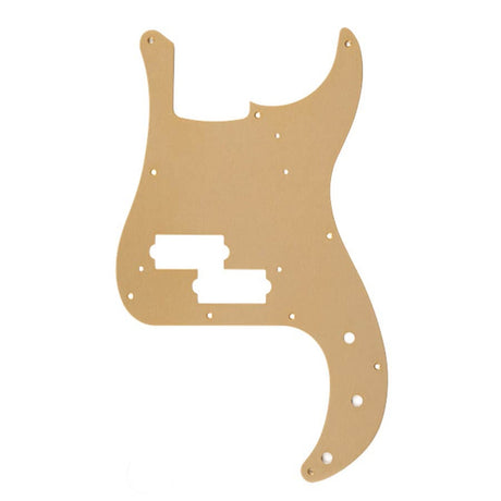 Fender 95634049 pickguard 1958 Precision Bass, 10 screw holes, 1-ply, gold anodized