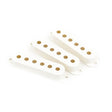 Fender 56251049 pickup cover Stratocaster, parchment, plastic, 3 stuks