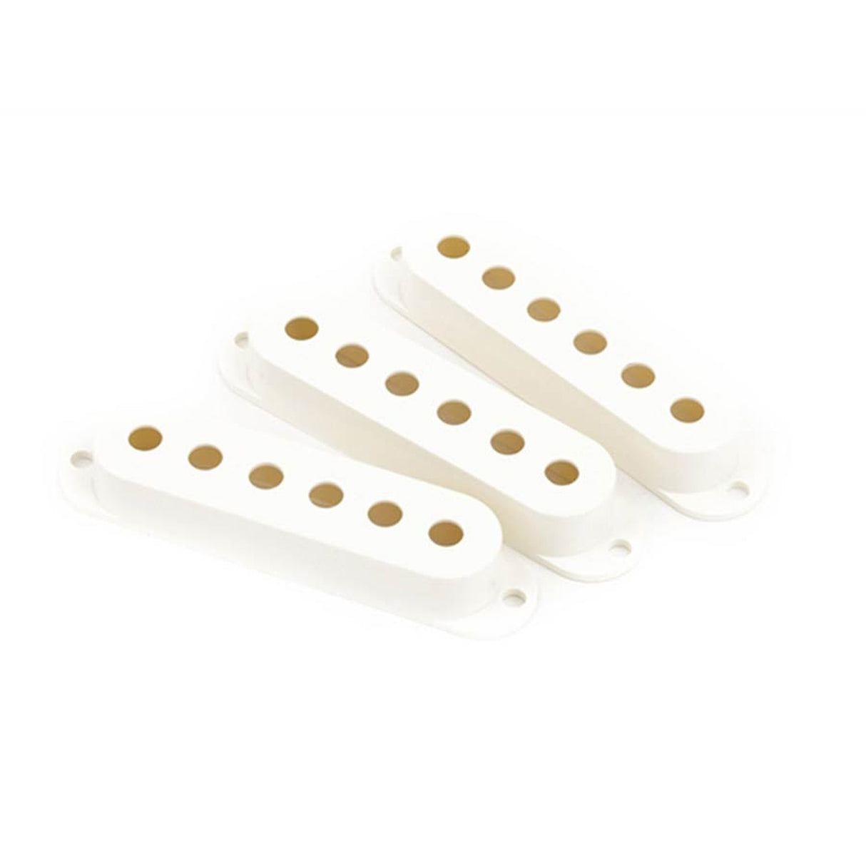 Fender 56251049 pickup cover Stratocaster, parchment, plastic, 3 stuks