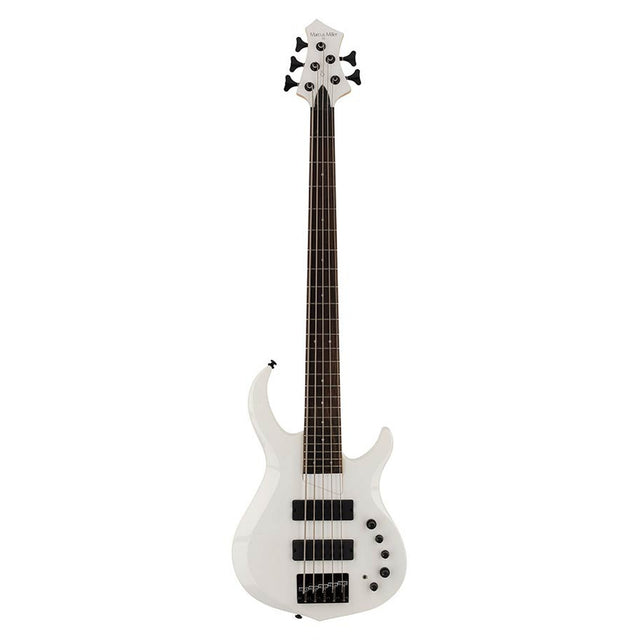 Sire Basses M2+ 5/WHP basgitaar, 5-snarig, mahonie, white pearl