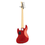 Sire Basses V7+ A5/BMR basgitaar, 5-snarig, elzen, bright metallic red