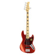 Sire Basses V7V+ S5/BMR basgitaar, 5-snarig, swamp ash, bright metallic red