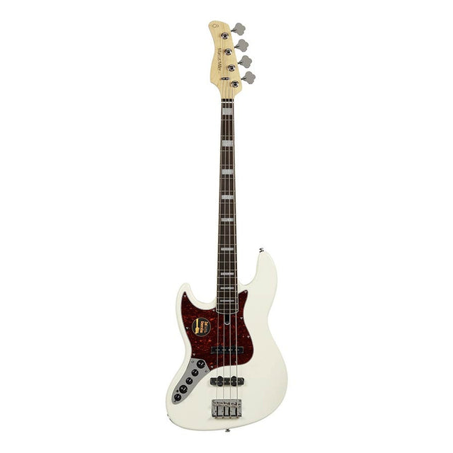 Sire Basses V7+ A4L/AWH basgitaar, linkshandig, 4-snarig, elzen, antique white