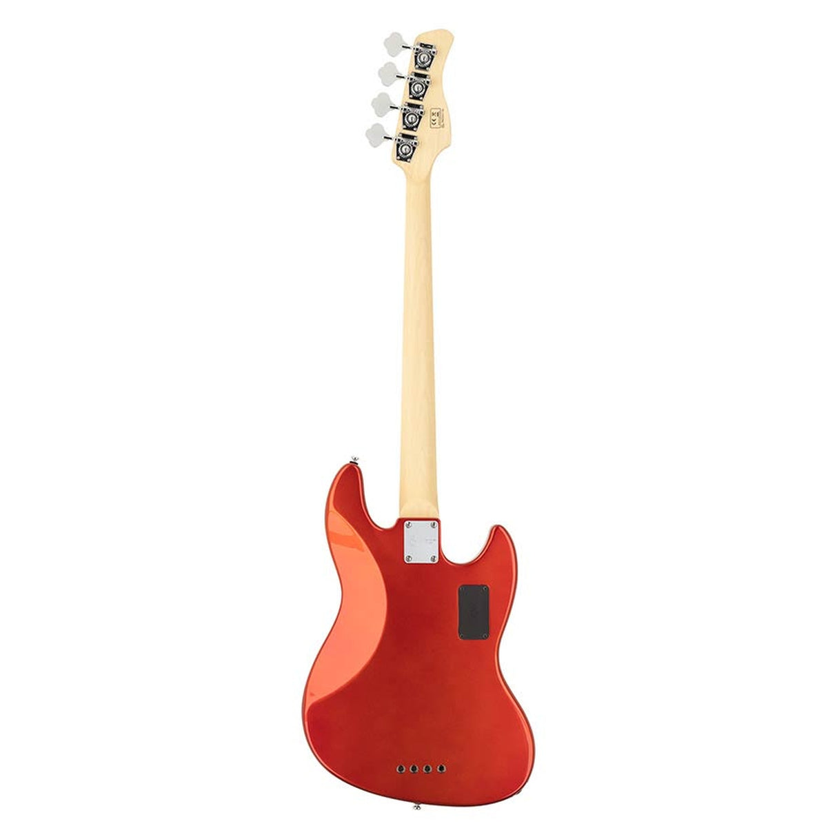 Sire Basses V7+ A4L/BMR basgitaar, linkshandig, 4-snarig, elzen, bright metallic red