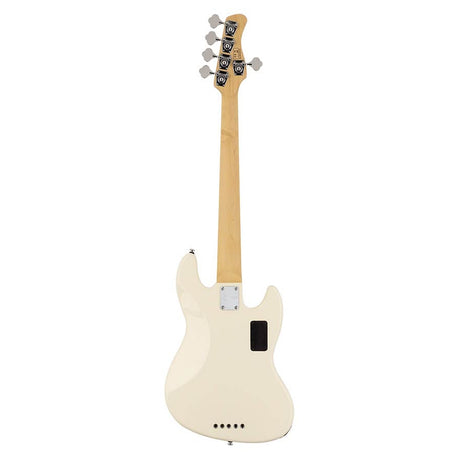 Sire Basses V7+ A5L/AWH basgitaar, linkshandig, 5-snarig, elzen, antique white