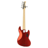 Sire Basses V7+ S5L/BMR basgitaar, linkshandig, 5-snarig, swamp ash, bright metallic red