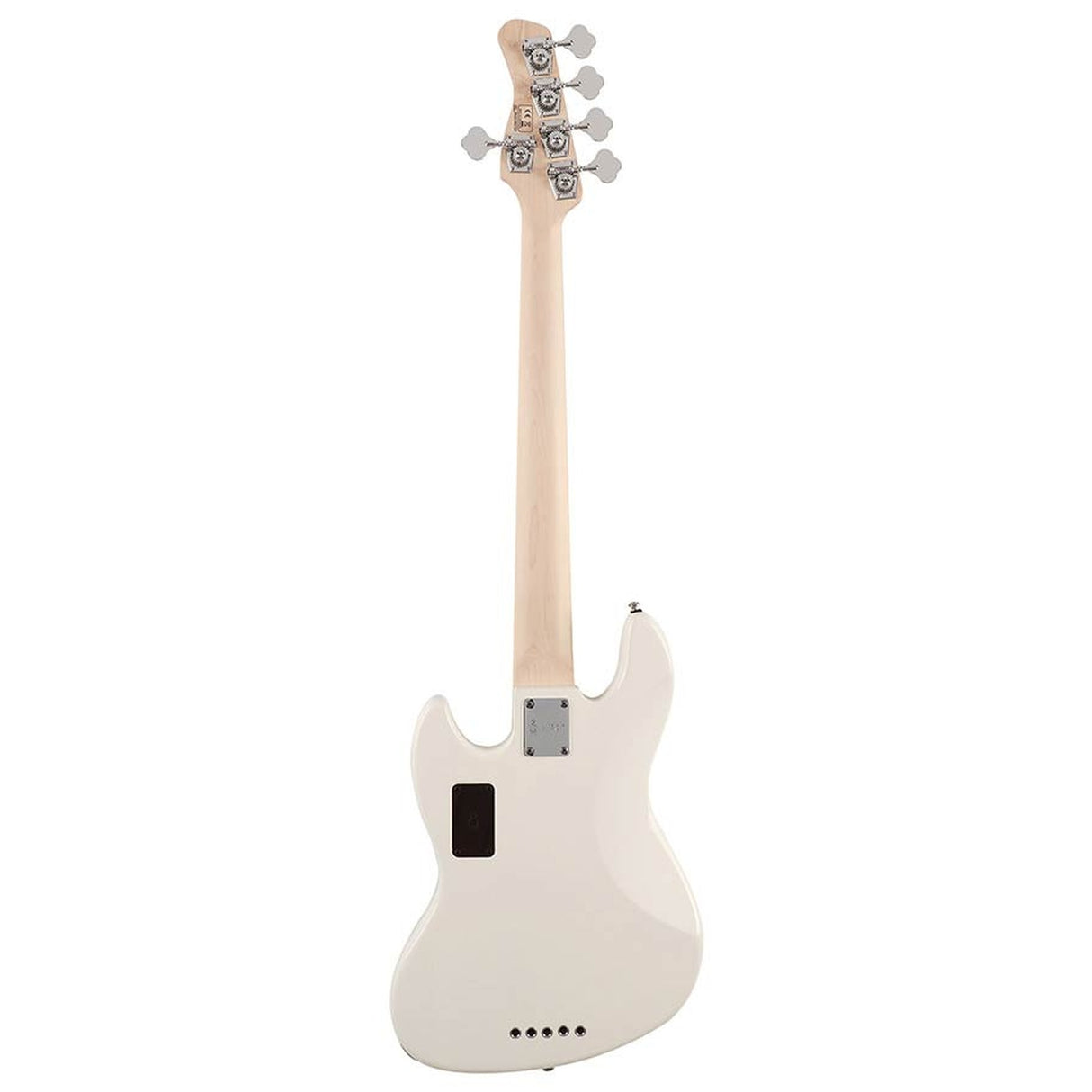 Sire Basses V7+ A5F/AWH basgitaar, fretloos, 5-snarig, elzen, antique white