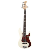 Sire Basses P7+ A5/AWH basgitaar, 5-snarig, elzen, antique white