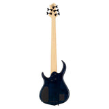 Sire Basses M7+ A5/TBL basgitaar, 5-snarig, elzen + massief esdoorn, transparant blauw