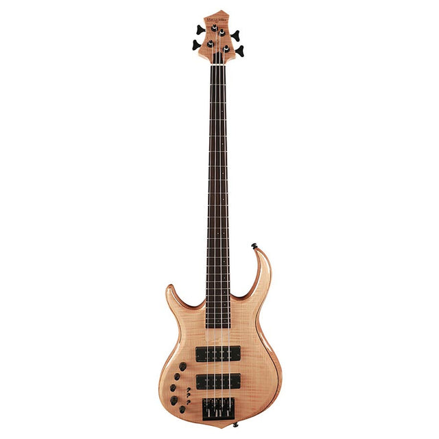 Sire Basses M7+ S4L/NT basgitaar, linkshandig, 4-snarig, swamp ash + massief esdoorn, naturel