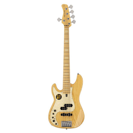 Sire Basses P7+ S5L/NT basgitaar, linkshandig, 5-snarig, swamp ash, natural