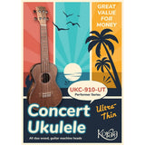 Korala UKC-910-UT Naturel Performer Series Concert ukulele