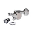 Gotoh SG-381-05-C machine heads for guitar, 3x left+3x right, ratio 1:16, chrome oval button, chrome