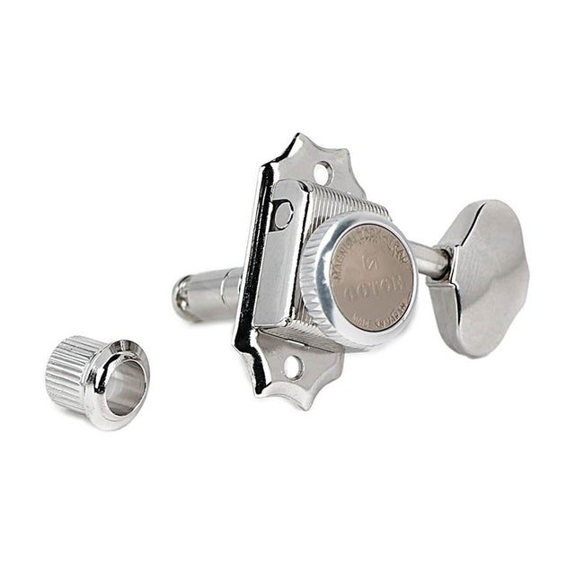 Gotoh SD-90MGTSLN locking machine heads for guitar, 3x left+3x right, ratio 1:15, bean button, nickel