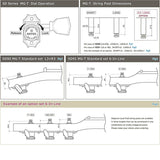 Gotoh SD-90MGTSLN locking machine heads for guitar, 3x left+3x right, ratio 1:15, bean button, nickel