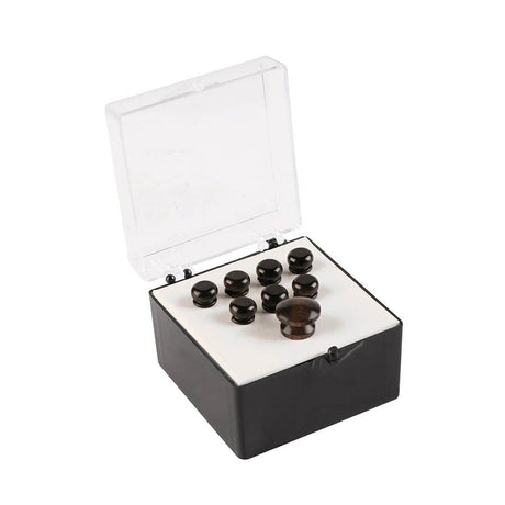 Martin SPA 18APP17 pin set 7 bridge pins plus 1 end pin , plain ebony wood