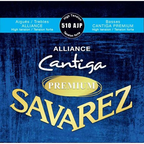 Savarez 510-AJP snaren set classic, Alliance trebles, Cantiga Premium basses, hard tension