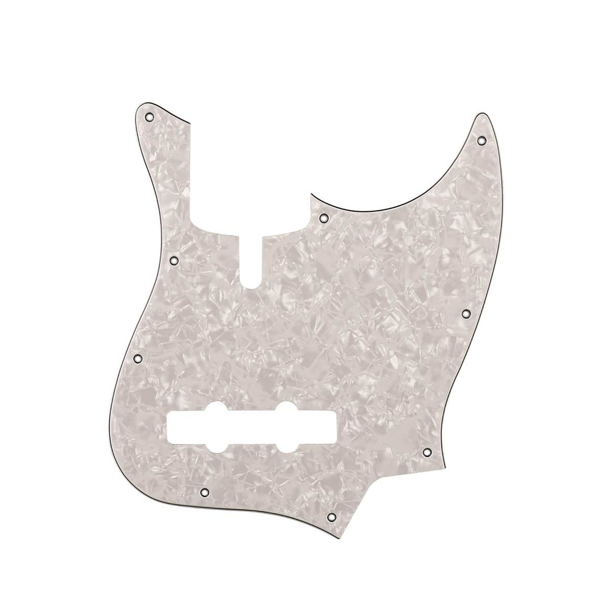 Boston M4V-410-PW pickguard, Sire Marcus Miller V-series 4-string, 4 ply, pearl white