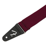 Fender 991445406 gitaariem, 5cm. breed, zwart/rood