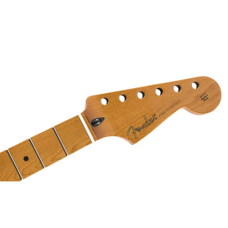 Fender 990402920 roasted maple Stratocaster® neck, 22 jumbo frets, 12" radius, maple, flat oval shape