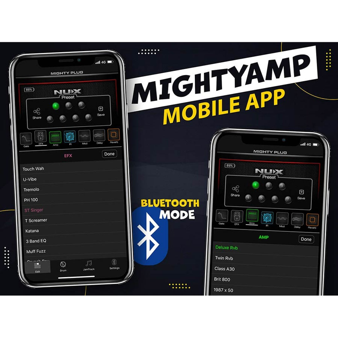 NUX MIGHTY-AIR oplaadbare Mighty Series gitaar versterker met bluetooth