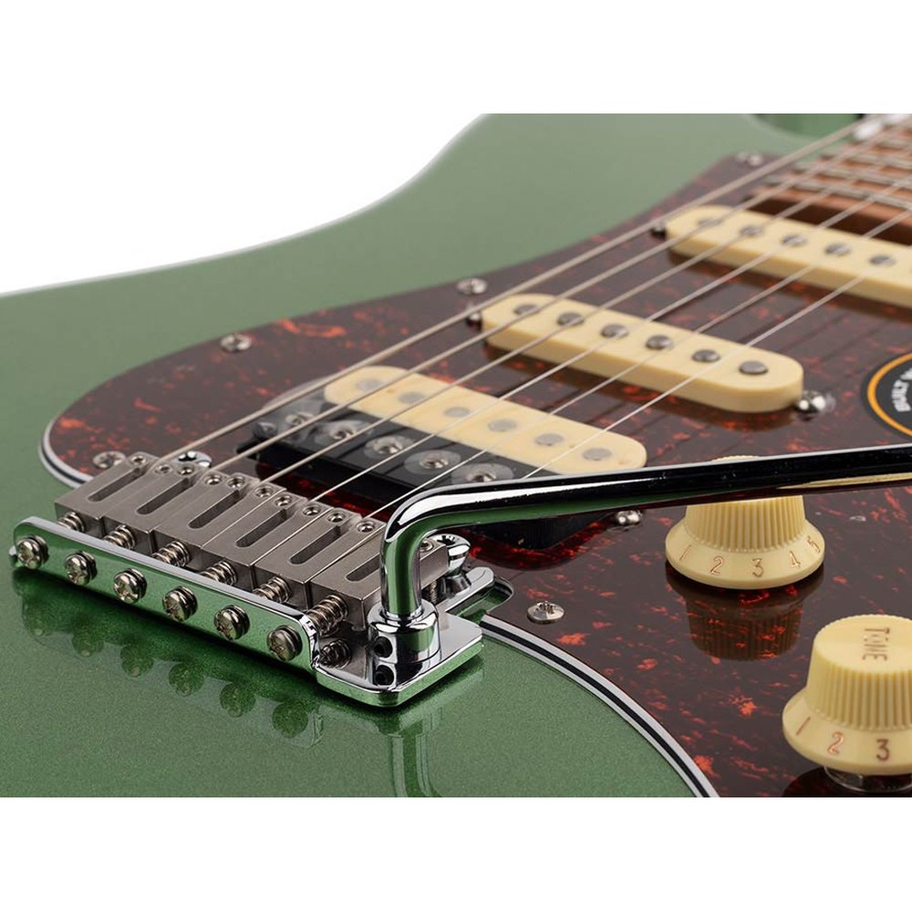 Sire Guitars S7/SG electrische gitaar, S-style, elzen body, sherwood green