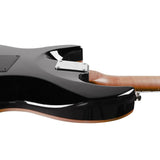 Sire Guitars S7FM/TBK electrische gitaar, S-style, elzen body, gevlamde esdoorn top, transparant zwart